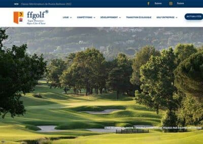 Site Institutionnel Ligue Régionale de Golf PACA