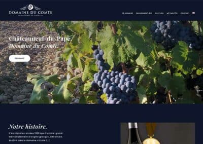 Site Marchand Domaine du Comte