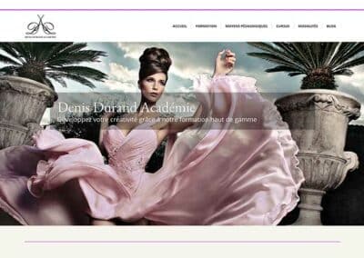 Site web Académie de Couture Denis Durand